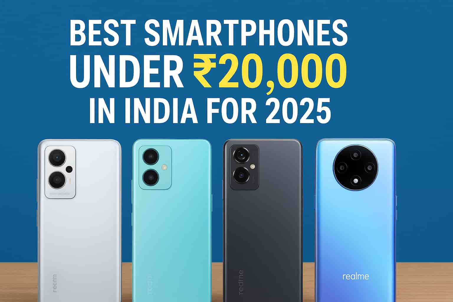 Best smartphones under 20000 in India 2025