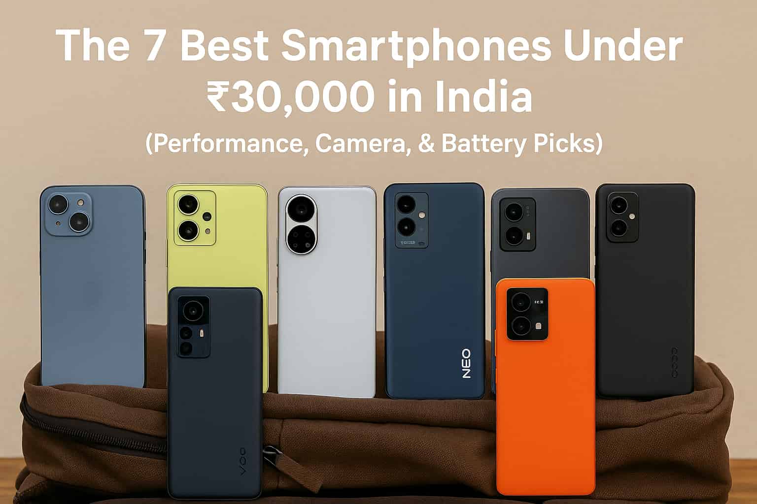 The 7 Best Smartphones Under 30000 in India